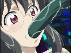 Nervous Anime Girl Getting Fucked In Every Hole By A Nasty Tentacle Monster